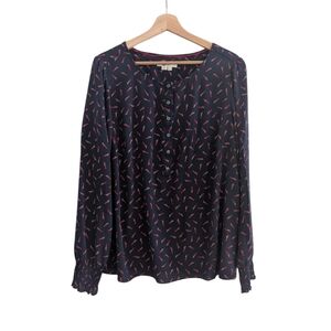 Boden Kara Shooting Star Beam Button Down Blouse Size UK 22 US 18